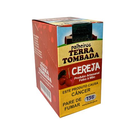 Cigarro De Palha Palheiro Terra Tombada Cereja Display C One