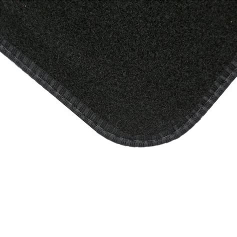 Tailored Black Car Floor Mats Carpets 4pc Set With Hooks For Kia