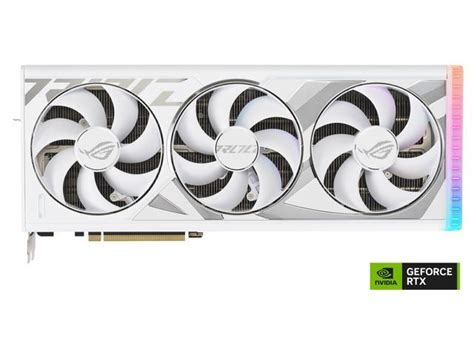 ASUS ROG Strix GeForce RTX 4090 White OC Edition Gaming Graphics Card ...