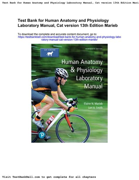 Test Bank For Human Anatomy And Physiology Laboratory Manual Cat