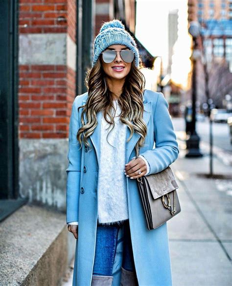 Pin By Vanessa C🌹 On Dress Up Fashion Light Blue Coat Outfit Blue Coat Outfit