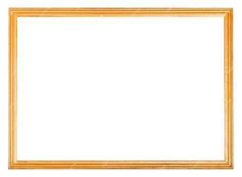 Premium Photo | Simple narrow wooden picture frame