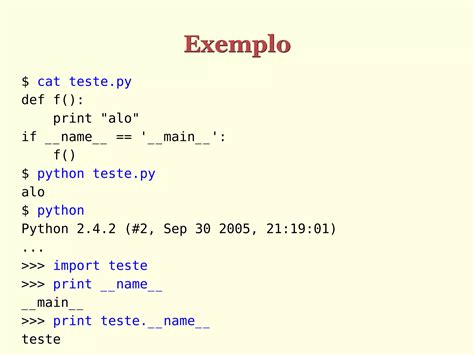 Programando Em Python Modulos PPT