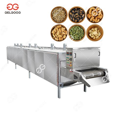 Continuous Electric Melon Sunflower Seeds Roaster Peanut Pumpkin Seed