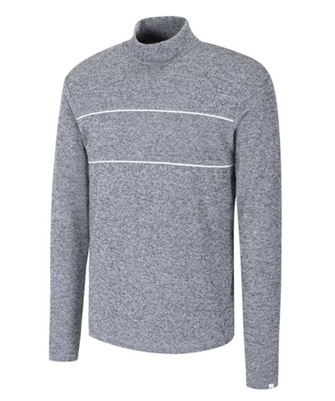 Musinsa Esc Studio Kint Half Neck Polo Grey