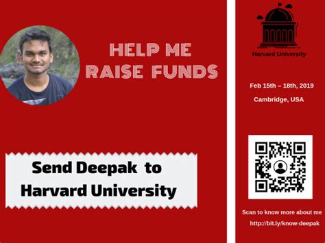 Help Deepak Attend Harvard College Conference 2019hpair