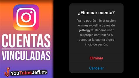 Como Eliminar Cuentas Vinculadas Instagram Youtube