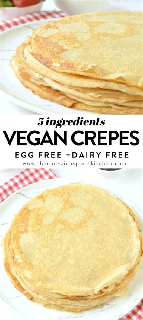 Vegan Crepes Recipe Healthy Crepes Gluten Free Crepes Vegan Gluten