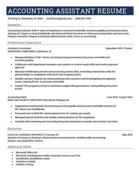 13 Accounting Resume Examples And Writing Tips For 2024