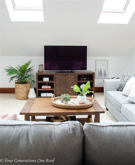 Slanted Ceiling Living Room Shelly Lighting