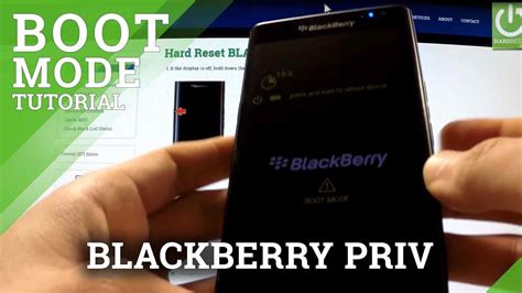 How To Enter Boot Mode In Blackberry Priv Boot Mode Tutorial Youtube