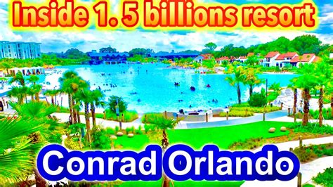 Inside 1 5 Billion Resort With An 8 Acre Lagoon Orlando Florida Near Disney World Youtube