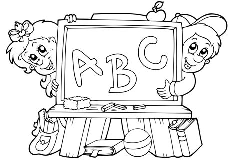 Desenhos Para Colorir Escolar - 8