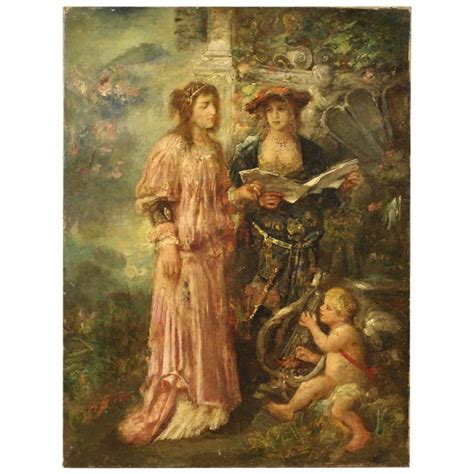 19th Century Romantic Movement Painting "The Explorer" Unsigned For ...