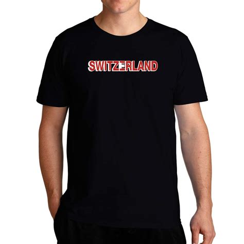 Switzerland Country Flag T Shirt Kitilan