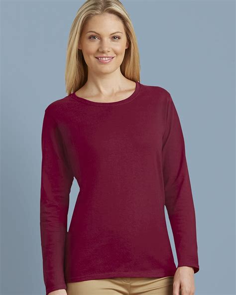 Gildan 5400l Heavy Cotton Womens Long Sleeve T Shirt Friendly