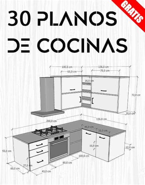 Planos de Cocinas con Medidas DESCARGA Køkken