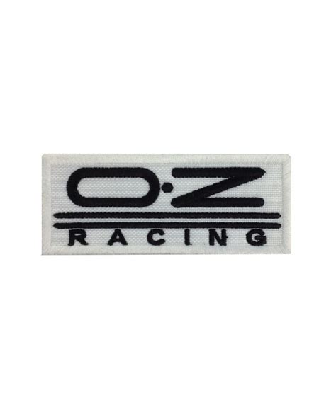 0378 Embroidered Badge Patch Sew On OZ RACING 100mmX40mm