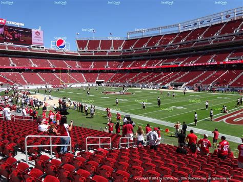 49ers Seating charts and actual views