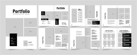 Portfolio design or architecture portfolio layout design 23023571 ...