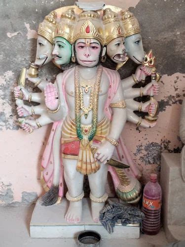 Marble Panchmukhi Hanuman Statue Temple At Rs In Alwar Id