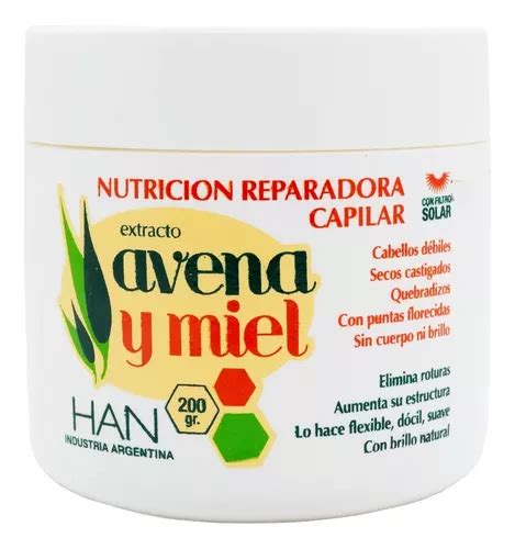 Han Avena Y Miel Mascara Capilar Reparadora Gr Local