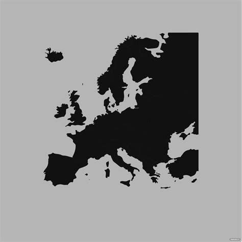 Vintage Europe Map Vector in SVG, Illustrator, PNG, JPG, EPS - Download ...