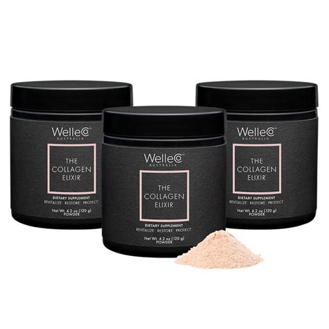 The Collagen Elixir Three Month Pack Welleco Us