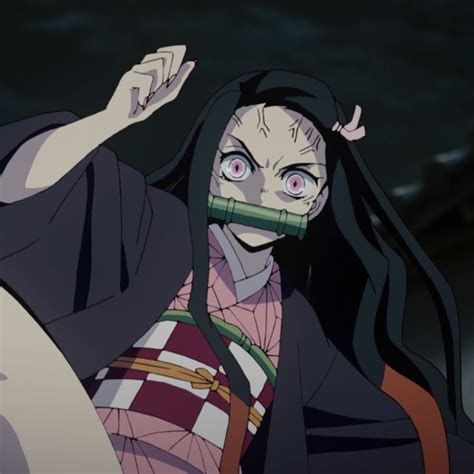 An Anime Character With Long Black Hair Wearing A Mask And Holding Her