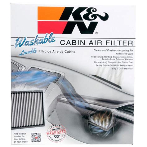 K N High Performance Cabin Air Filter Vf