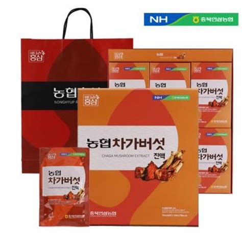 Cbinsam 충북인삼농협 차가버섯진액 70ml30포 핫트랙스