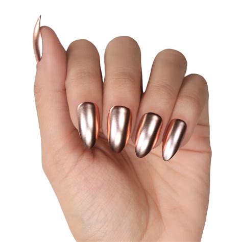 Chrome Press On Nails Metallic Manicure Kits By Marmalade Nails