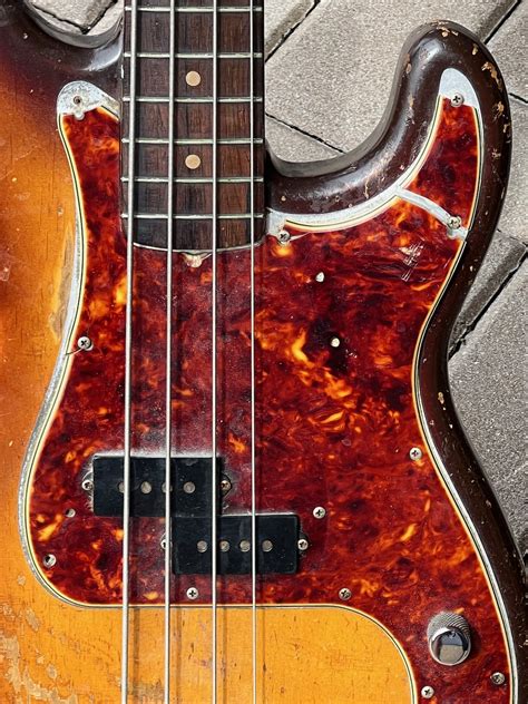 Fender Precision Bass 1959 Sunburst Finish Bass For Sale Guitarbroker