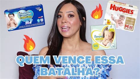 MELHORES MARCAS DE FRALDAS DO MERCADO QUEM GANHA YouTube