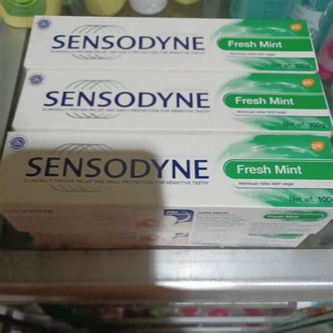 Jual Sensodyne Pasta Gigi Fresh Mint 100gr Shopee Indonesia