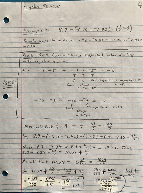 professor franks math blog algebra review