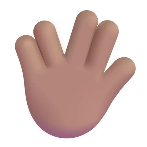 🖖🏽 Vulcan Salute Medium Skin Tone Emoji