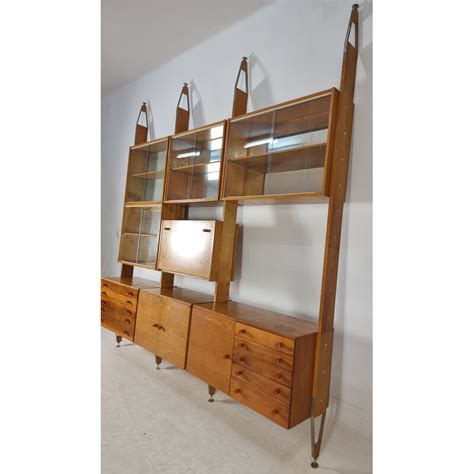 Vintage Modular Wall Unit For Jitona Czechoslovakia