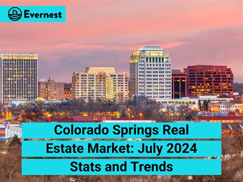 Colorado Springs Real Estate Market July Stats And Trends