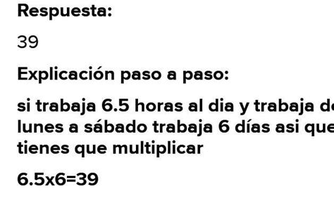 Ad N Trabaja Horas Al D A Si Su Empresa Labora De Lunes A