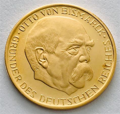 Deutschland Medaille 1971 Otto von Bismarck Gründer Catawiki