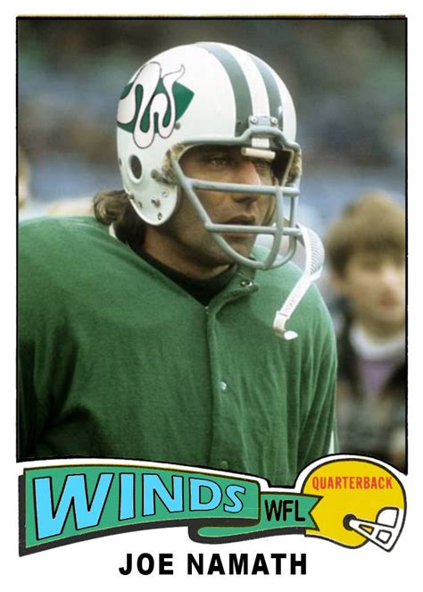 Cards That Never Were 1975 Topps Joe Namath