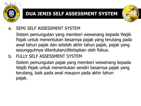 Self Assessment System Pajak Homecare