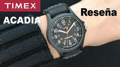 Una Lectura Excelente Reloj Timex Expedition Acadia Tw4b23800 ReseÑa Youtube