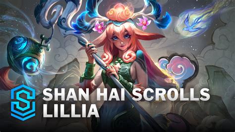 Shan Hai Scrolls Lillia Skin Spotlight League Of Legends Youtube