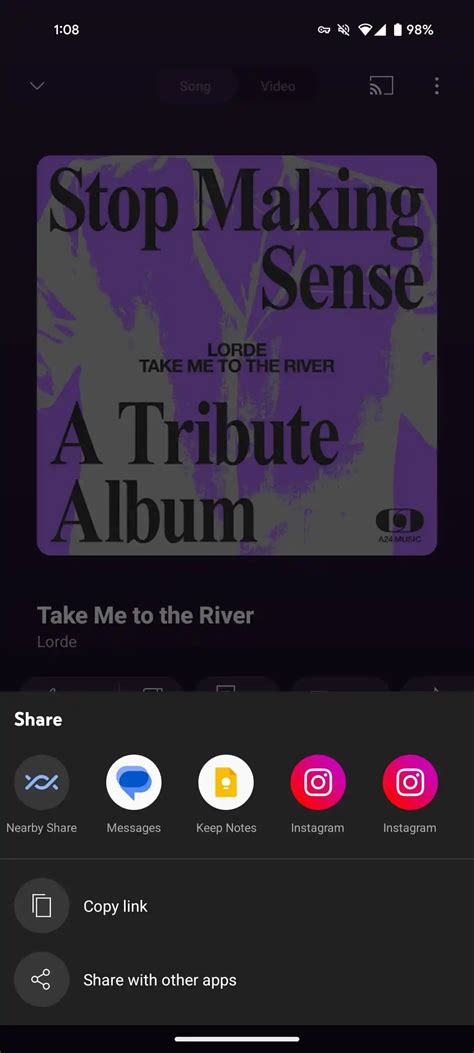 YouTube Music For Android Gets A Redesigned Share Sheet SamMobile