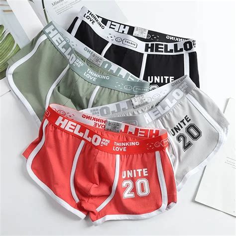 Boxer Shorts De Algod O Masculino Calcinha Sexy Conforto Esportivo