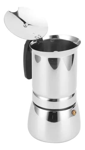 Cafetera Portátil Moka Pot De Acero Inoxidable Meses sin interés