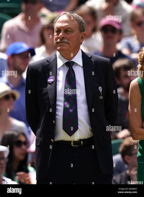 Former Wimbledon Champion John Newcombe During Day Seven Of The 2022