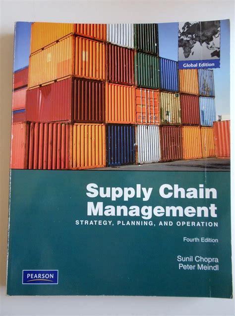 Supply Chain Management: Global Edition: Amazon.co.uk: Chopra, Sunil ...